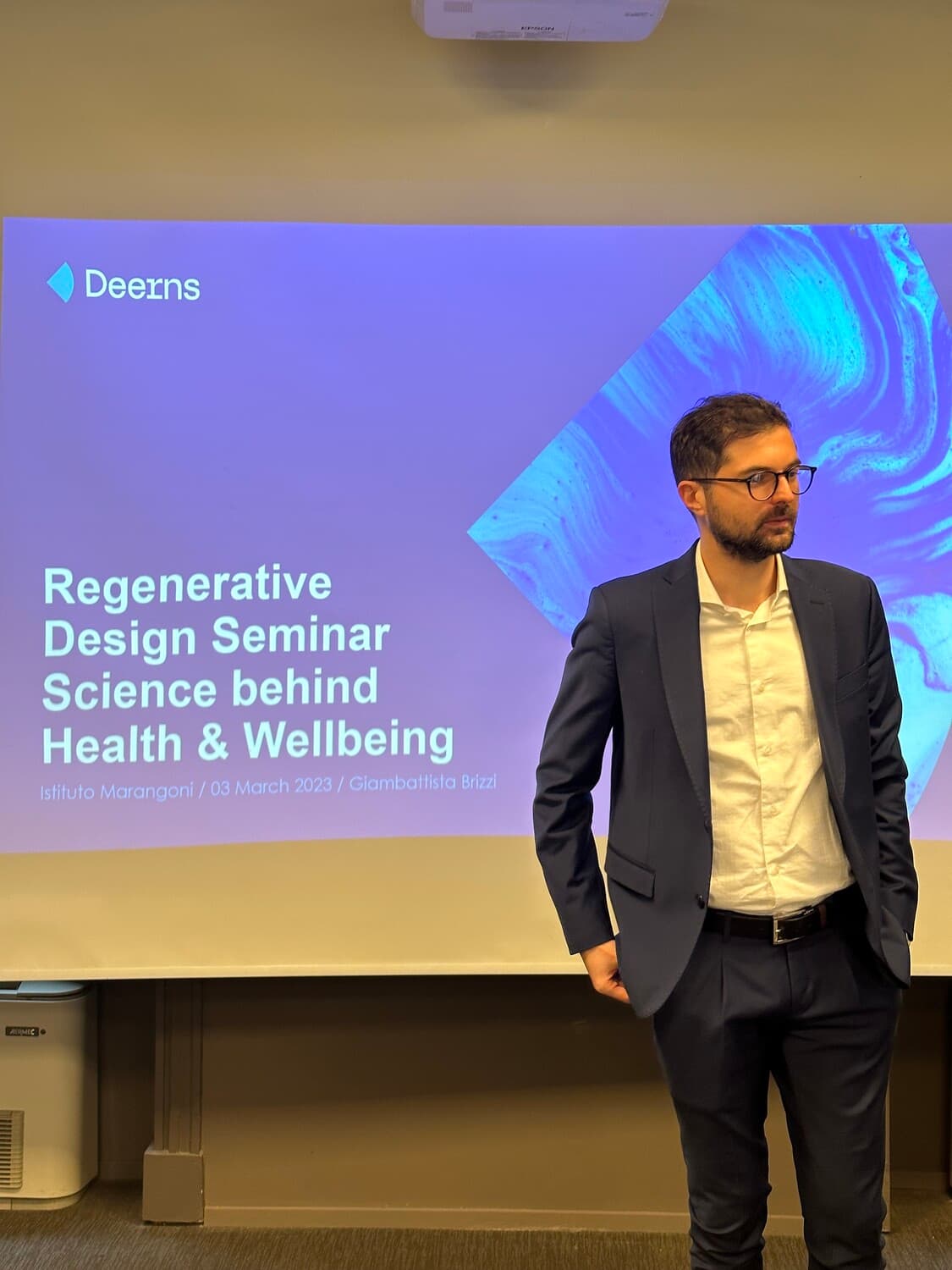 Istituto Marangoni — Deerns Regenerative Design Seminar, the lecture that reframed everything